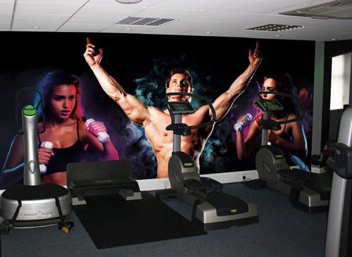Gym Bodybuilder wall mural