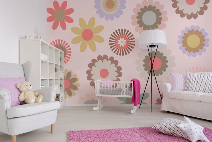 patterned-wallpaper-in-nursery