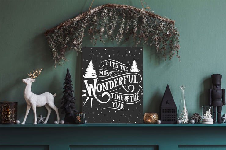 make a large room feel cosy with wall art