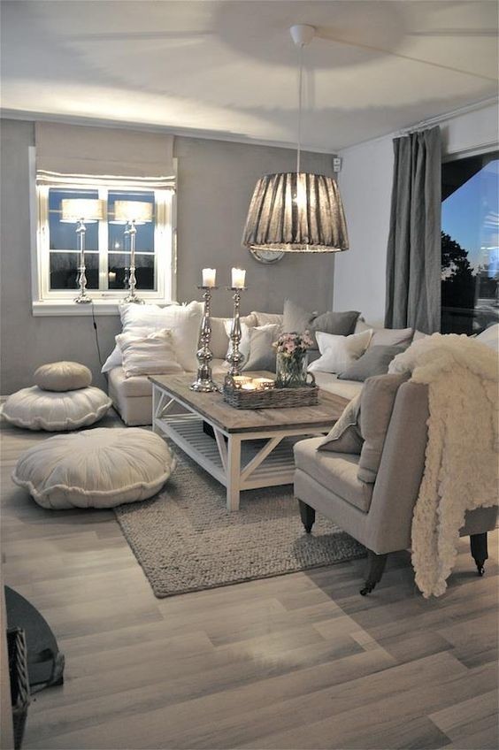 silver and grey glam lounge