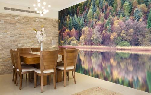 Wall Mural Inspiration For Dining Rooms, Dining Room Wall Murals