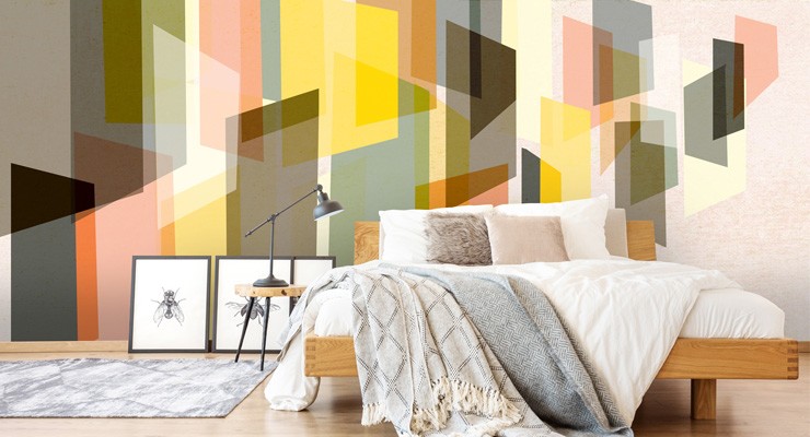 patterned-wallpaper-in-bedroom