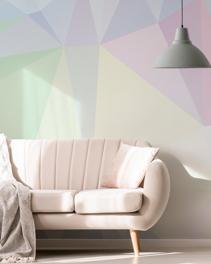 pastel-wallpaper-in-living-room