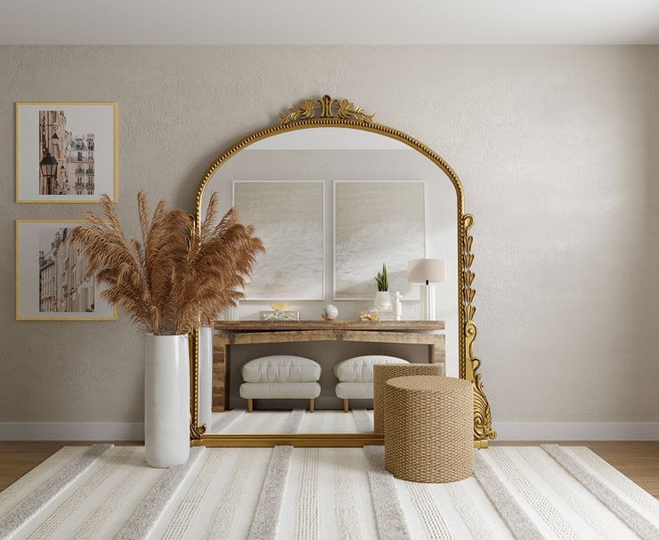 large vintage gold mirror ifor grand entrance hall ideas