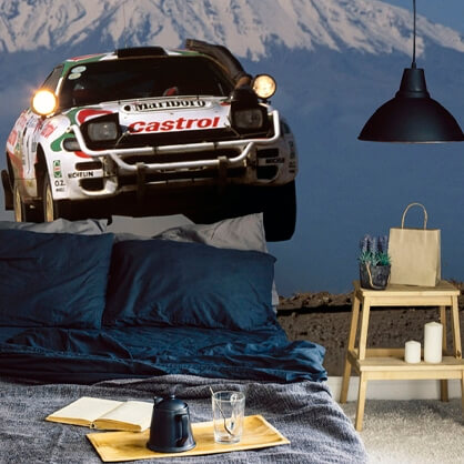 race car flying on track wallpaper by McKlein