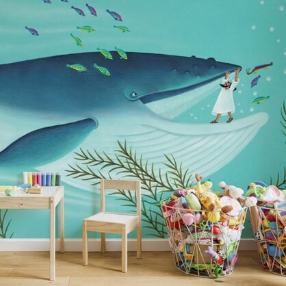 whale mural by Amanda Hall
