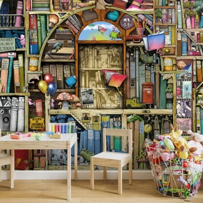 kids wallpaper by Colin Thompson