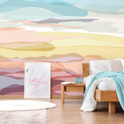 abstract rita patel wallpaper mural