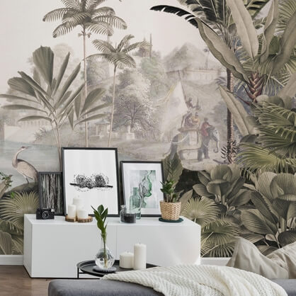 antique jungle wallpaper by Sir Edward